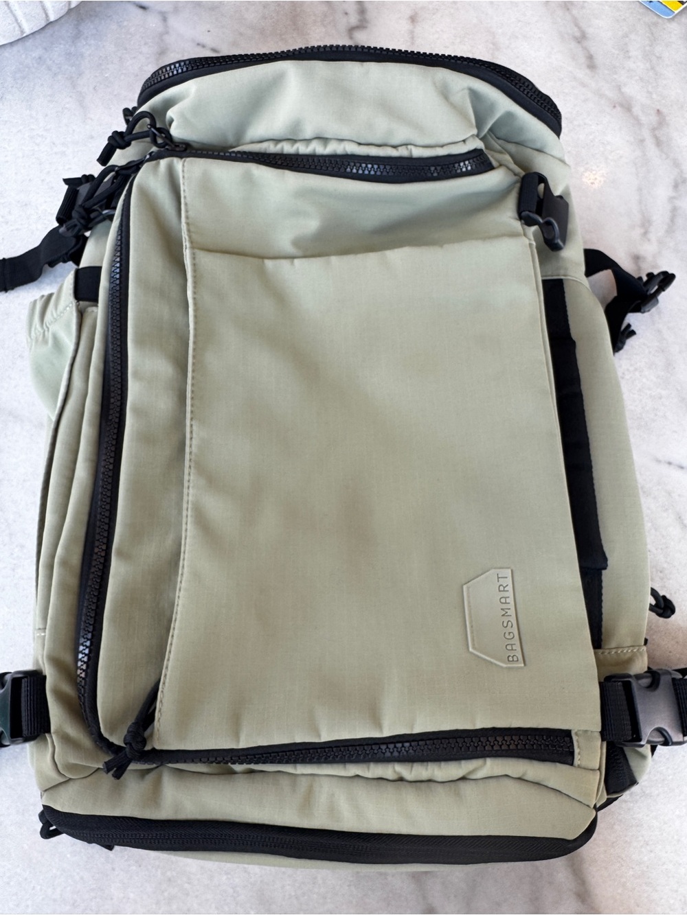 BAGSMART Men's Backpack in Sage Green — Everyday Commuter Pack